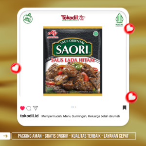Saori Saus Lada Hitam Sachet