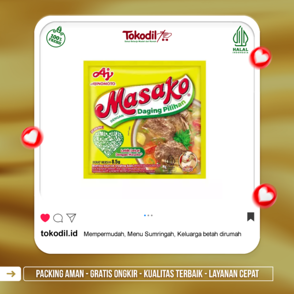 Masako Rasa Daging Sapi 8,5gr