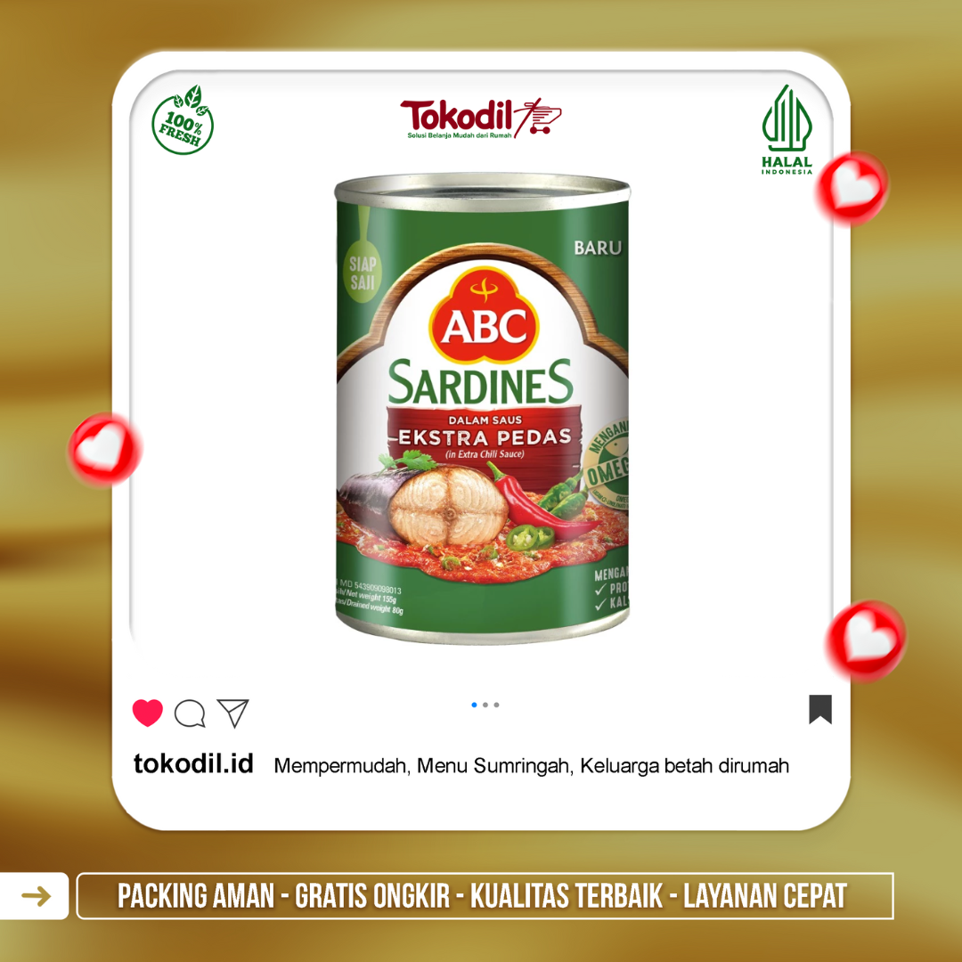 ABC Sardines Ekstra Pedas