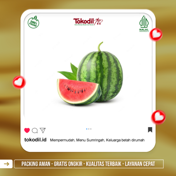 Semangka Merah Biji